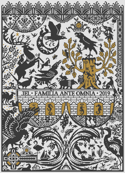 Long Dog Samplers - Raven Quatrain
