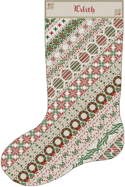 Northern Expressions - Twisted Christmas Stocking