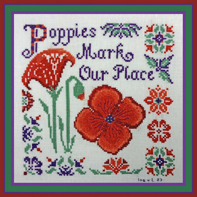 Tempting Tangles - Poppies for Remembrance